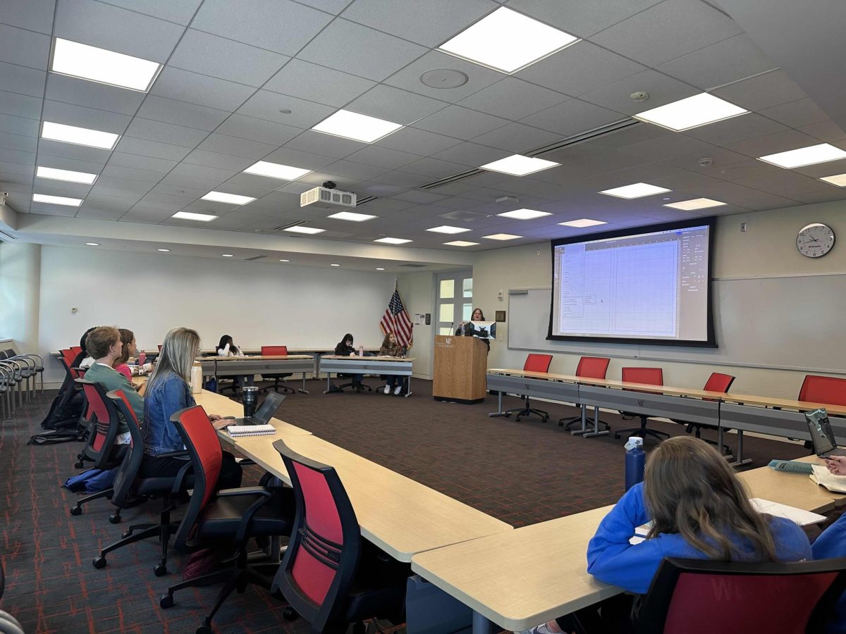 OSMA board member Samantha Gerwe-Perkins teaches a session at the 2024 Region 3 workshop at the University of Cincinnati.